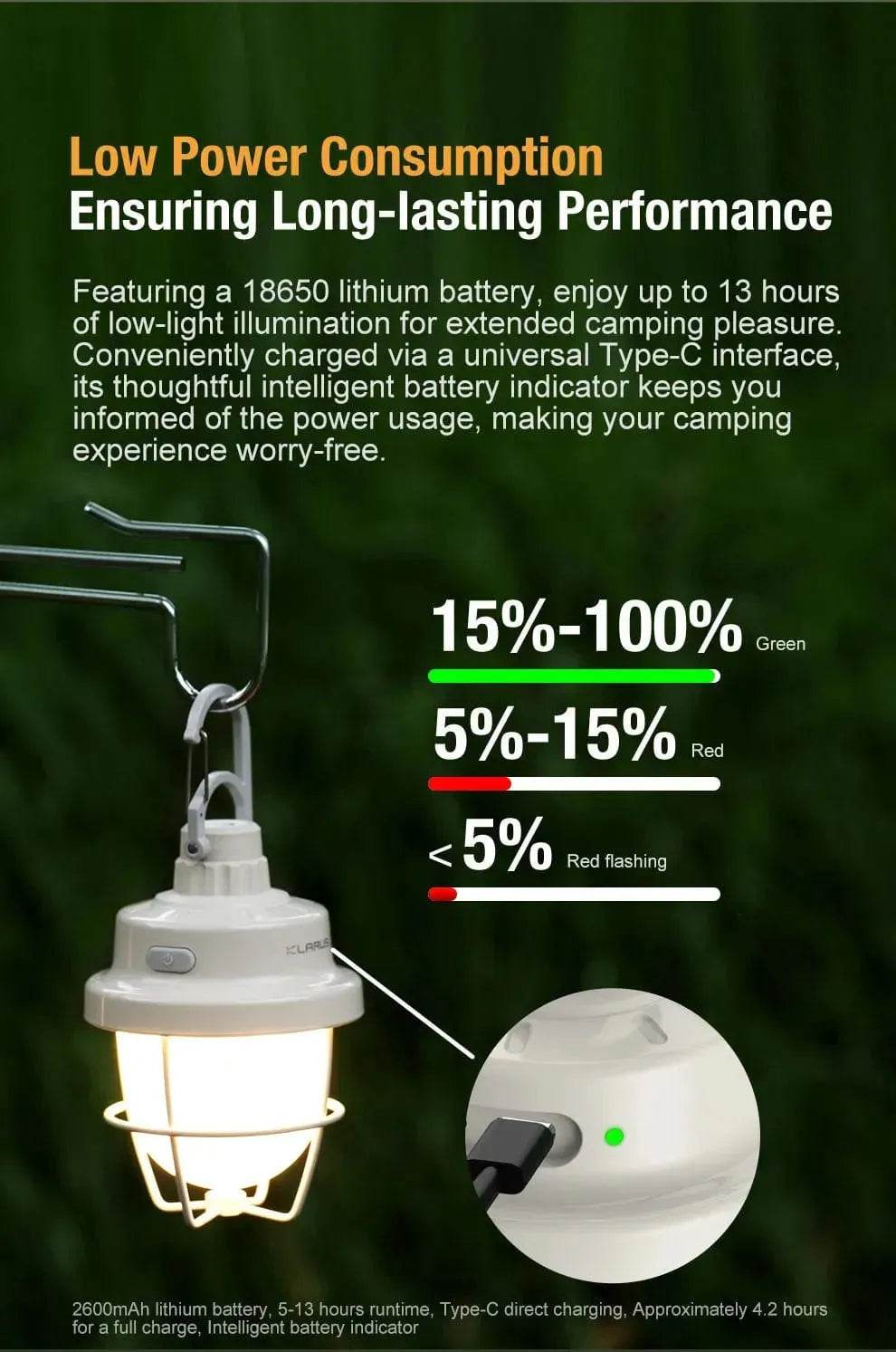 Klarus CL3 Camping Lantern – 280 Lumens, Waterproof & Durable Klarus Camping Lanterns.