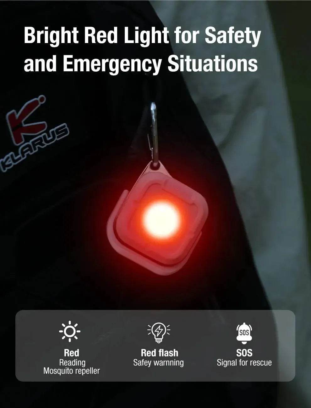 Klarus CL5 Mini Camping Lamp – Rechargeable Light for Hiking Klarus Camping Lanterns.