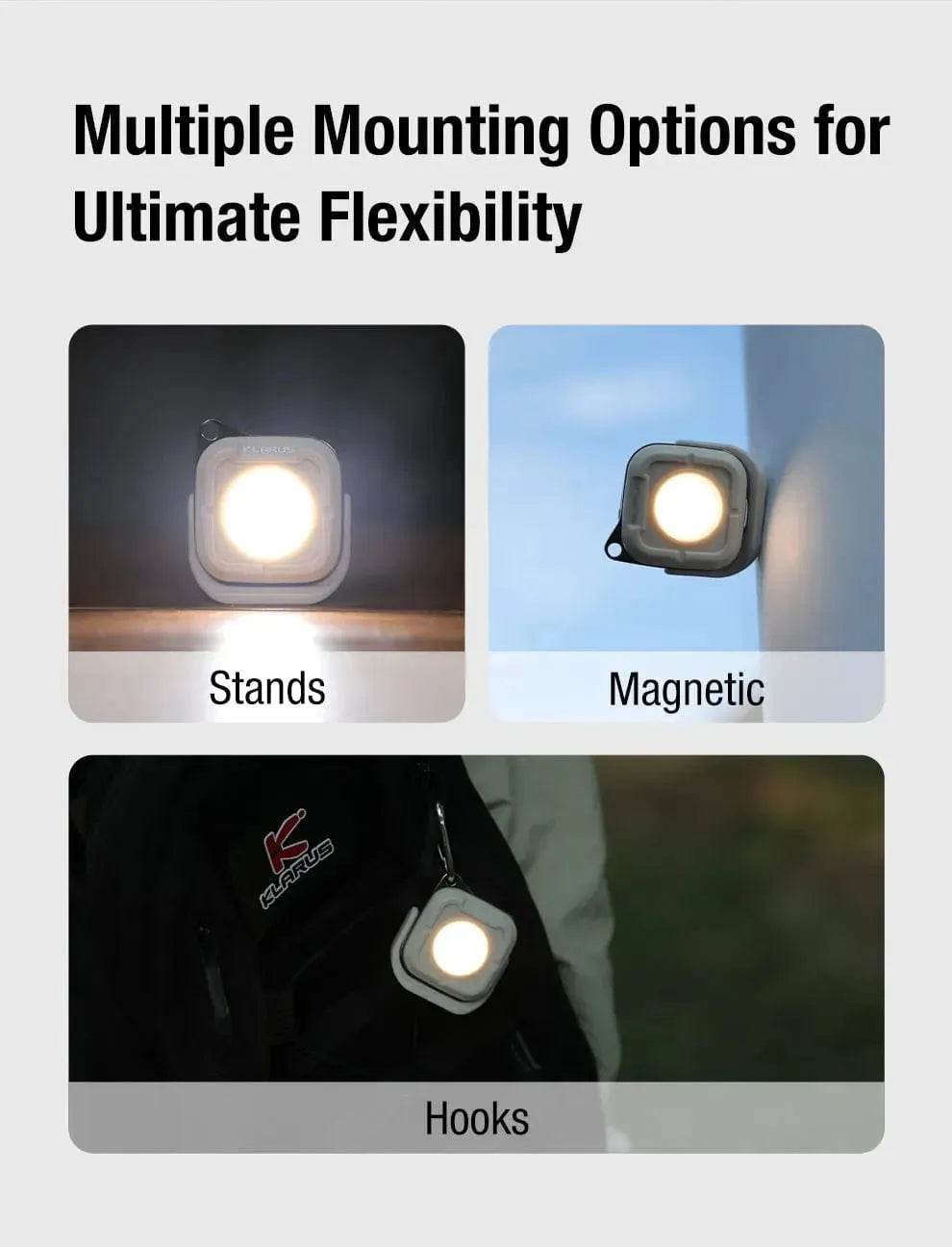 Klarus CL5 Mini Camping Lamp – Rechargeable Light for Hiking Klarus Camping Lanterns.