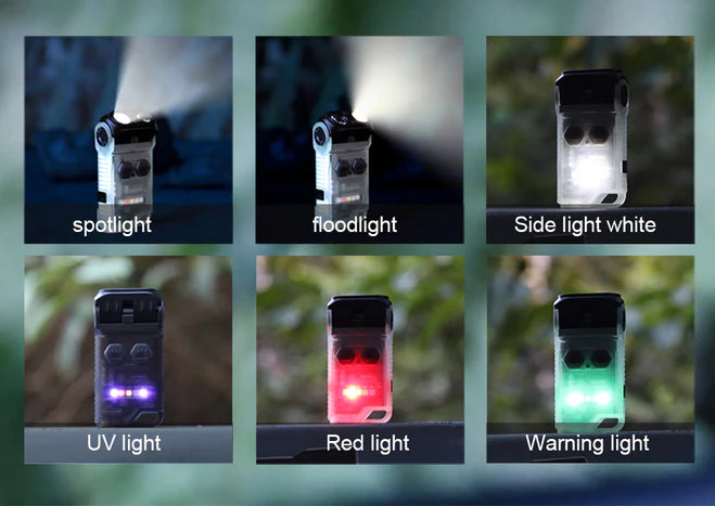 MINIX5 Multifunction Rotating EDC Flashlight – 750 Lumens Rechargeable