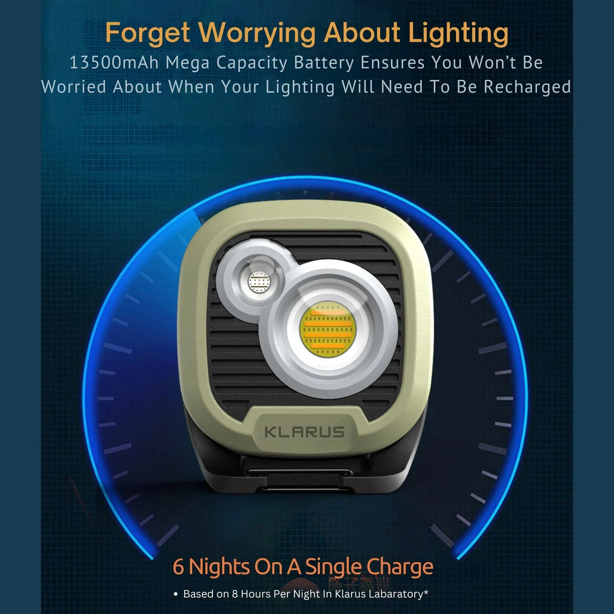 WL3 LED Work Light – 1500 Lumens for Work, Campsites, and Emergencies Klarus Work Light.