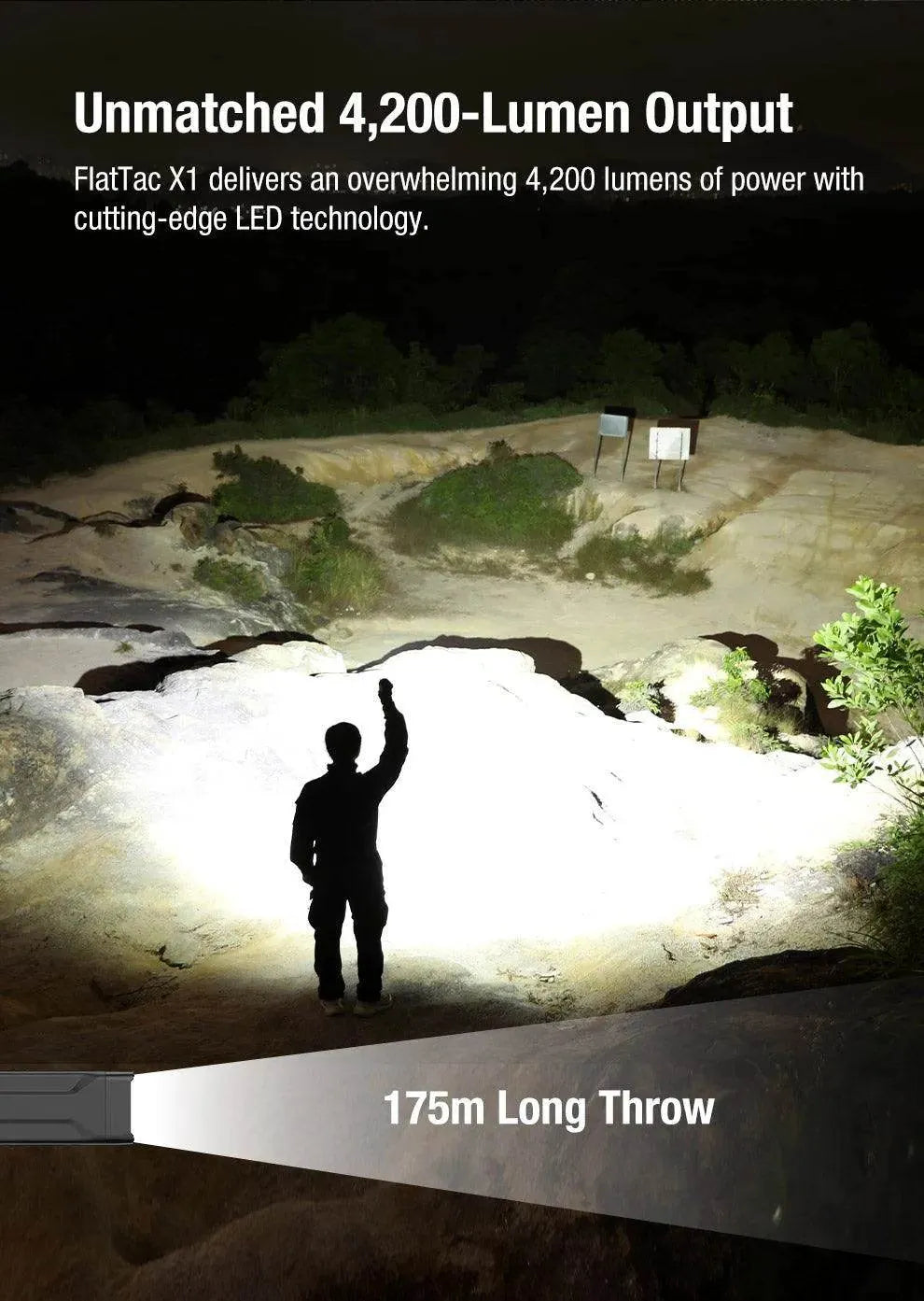 KLARUS FlatTac X1 Tactical EDC Flashlight | 4200 Lumens & Self-Defense Features Klarus EDC Flashlights.