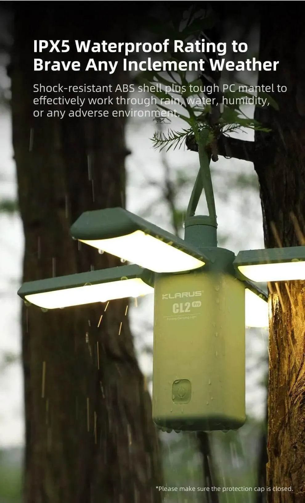 KLARUS CL2 Pro Camping Lantern – 750 Lumens, Rechargeable, IPX5 Klarus Camping Lanterns.