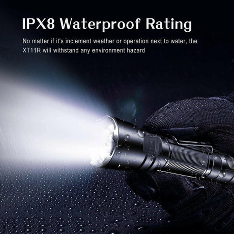 KLARUS XT11R Rechargeable EDC Flashlight – 1300 Lumens Klarus Tactical Flashlights.