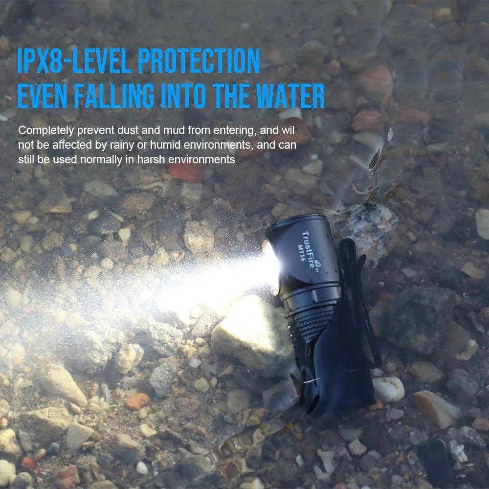 TrustFire MT16 Headlamp – 1050 Lumens, IP68, 554 ft Beam Trustfire Headlamps.