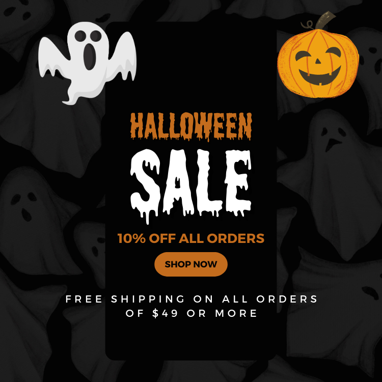 Bright Light LED Halloween Sale Banner