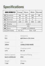 Klarus CL3 Camping Lantern – 280 Lumens, Waterproof & Durable Klarus Camping Lanterns.