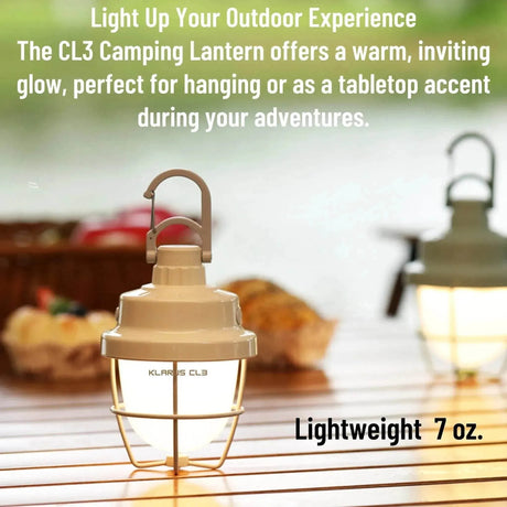 Klarus CL3 Camping Lantern – 280 Lumens, Waterproof & Durable Klarus Camping Lanterns.