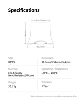 KTW5 Flashlight Diffuser Silicone Lantern Conversion