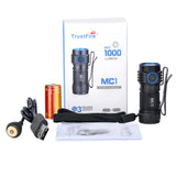 MC1 1000 Lumen Rechargeable Flashlight – Magnetic Charging Compact Powerhouse