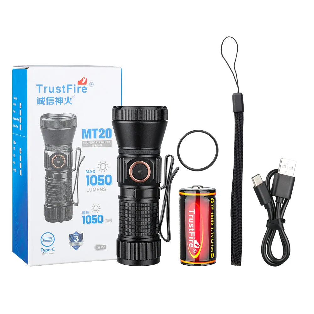Trustfire MT20 Compact EDC Flashlight - 1050 Lumens