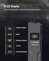 KLARUS FlatTac X1 Tactical EDC Flashlight | 4200 Lumens & Self-Defense Features Klarus EDC Flashlights.