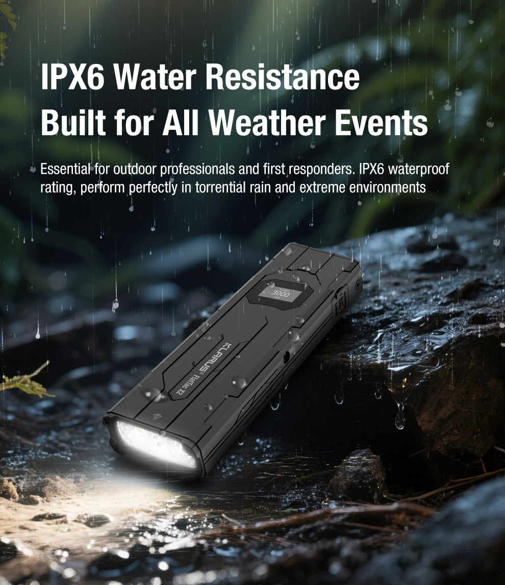 KLARUS X2 Ultra-Thin EDC Tactical Flashlight for Law Enforcement & Duty Carry