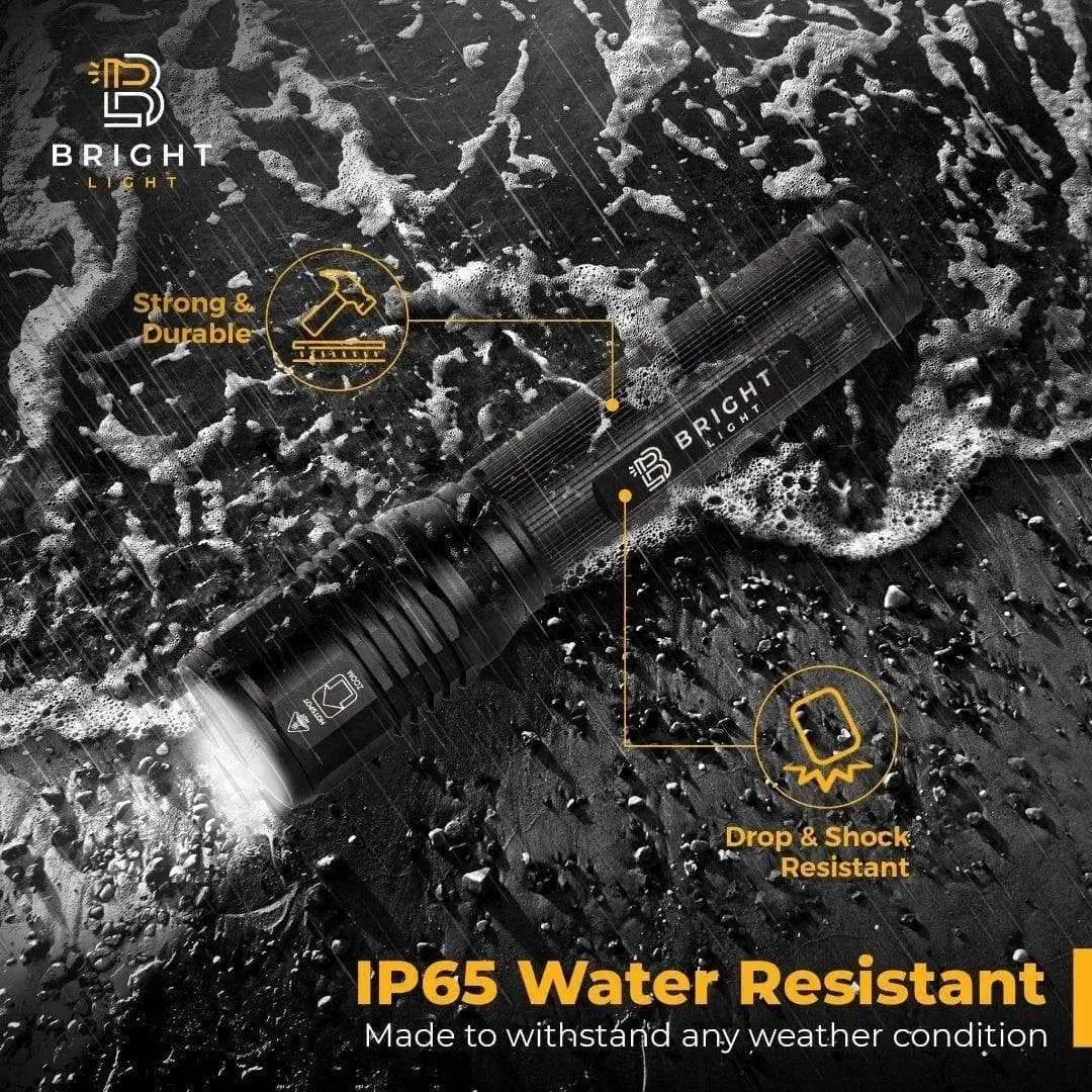 Bright Light LED BW1 AA Battery Flashlight – 1000 Lumens, IP65 Waterproof Aluminum LED Flashlight For Home, Car, Camping