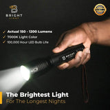 BW1 LED Flashlight by Bright Light – Reliable, Bright, and Waterproof Bright Light LED AA Powered Flashlights.