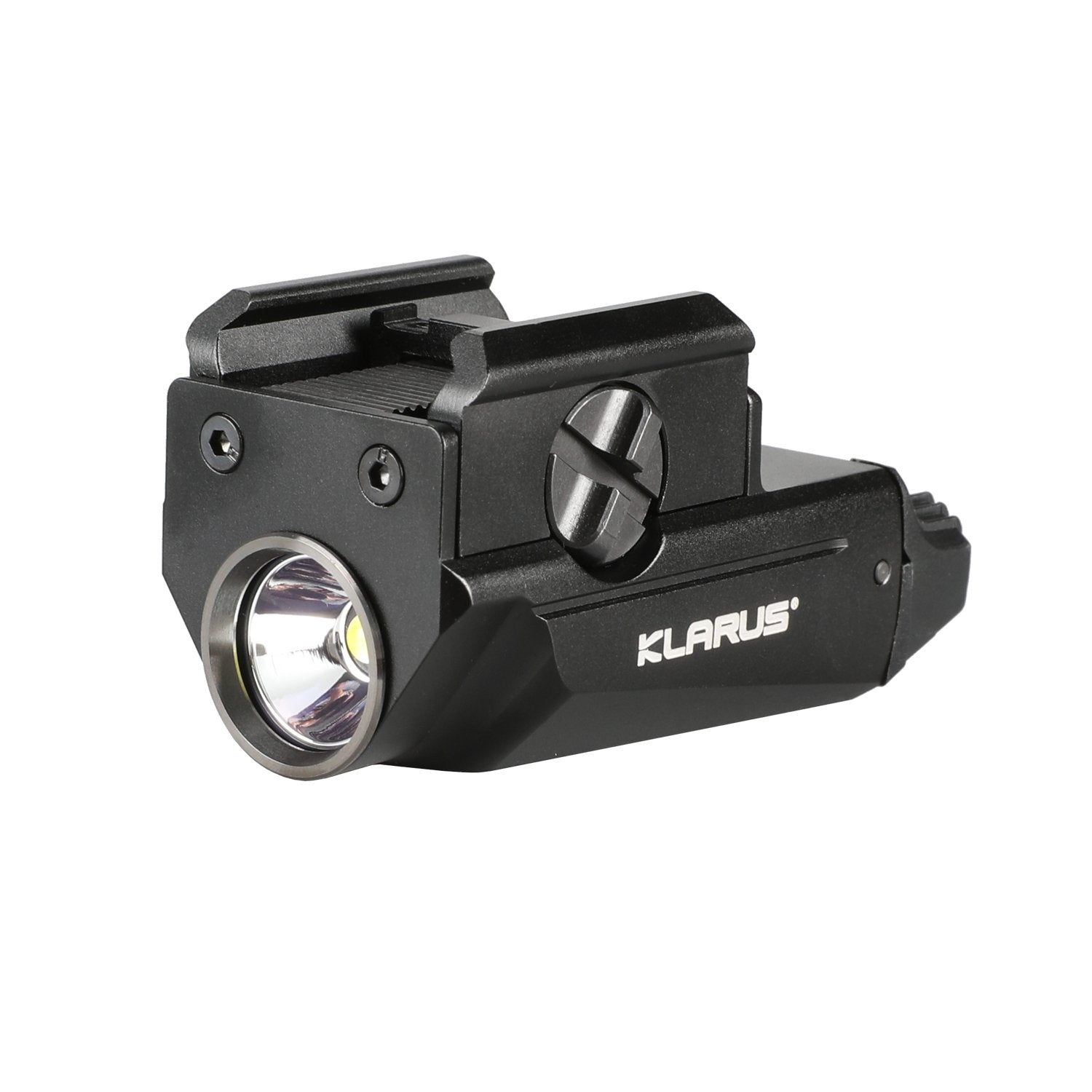 KLARUS GL1 Compact Rail - Mounted Tactical Flashlight – 600 Lumens, Easy Operation, and Durable Design - Bright Light LED