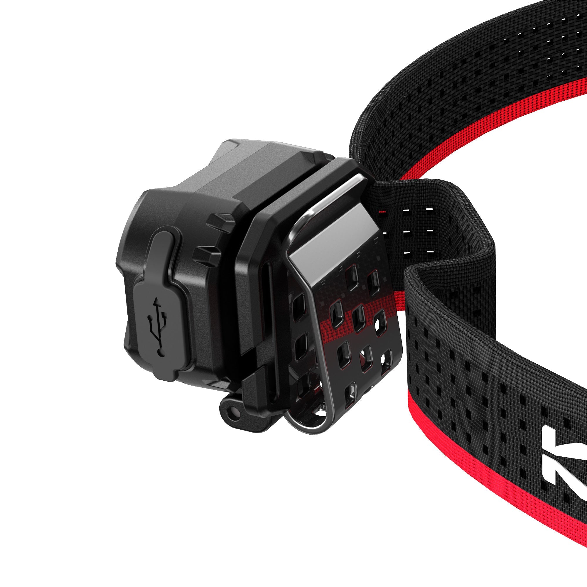 KLARUS HM3 Multifunction Headlamp – 670 Lumens, Ultra Lightweight, 4 Modes, Red Flashing, 180° Adjustable - Bright Light LED