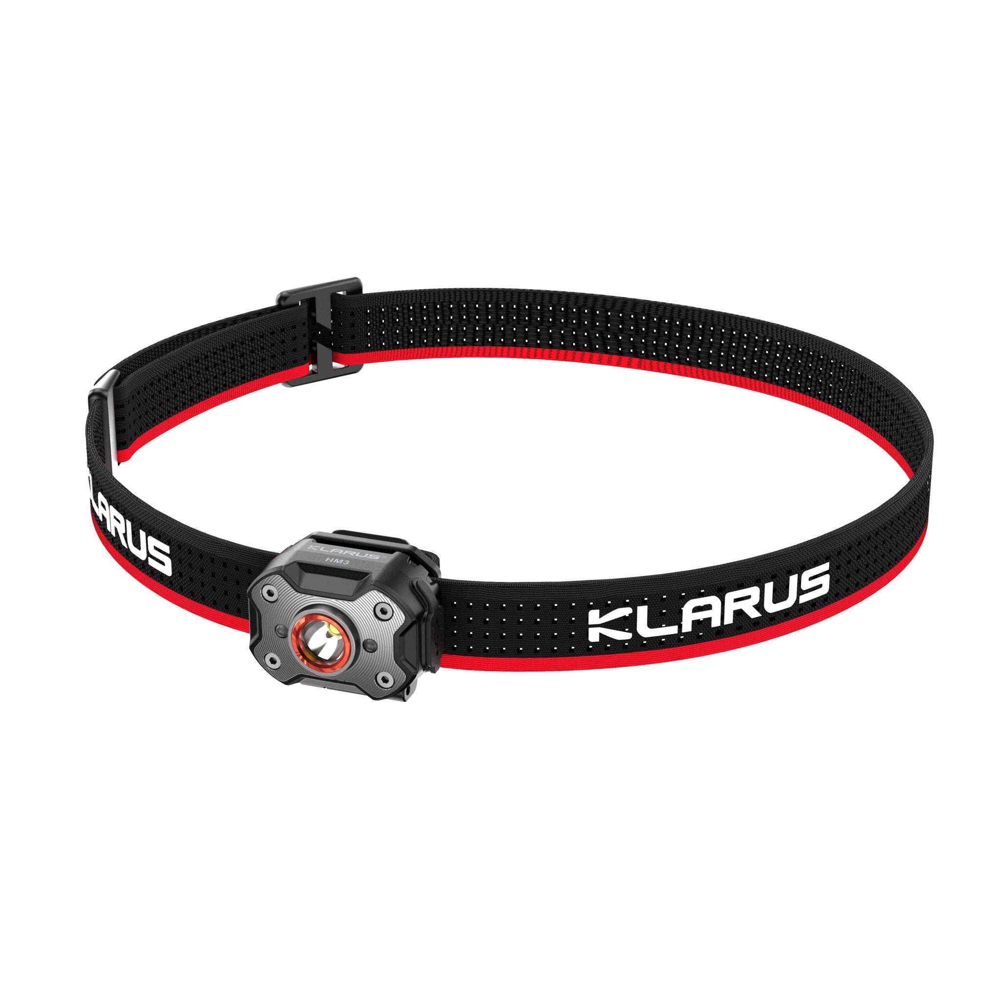 KLARUS HM3 Multifunction Headlamp – 670 Lumens, Ultra Lightweight, 4 Modes, Red Flashing, 180° Adjustable - Bright Light LED