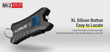 KLARUS Mi2 EDC Keychain Flashlight – 40 Lumens, 2 Modes Klarus Keychain Lights.