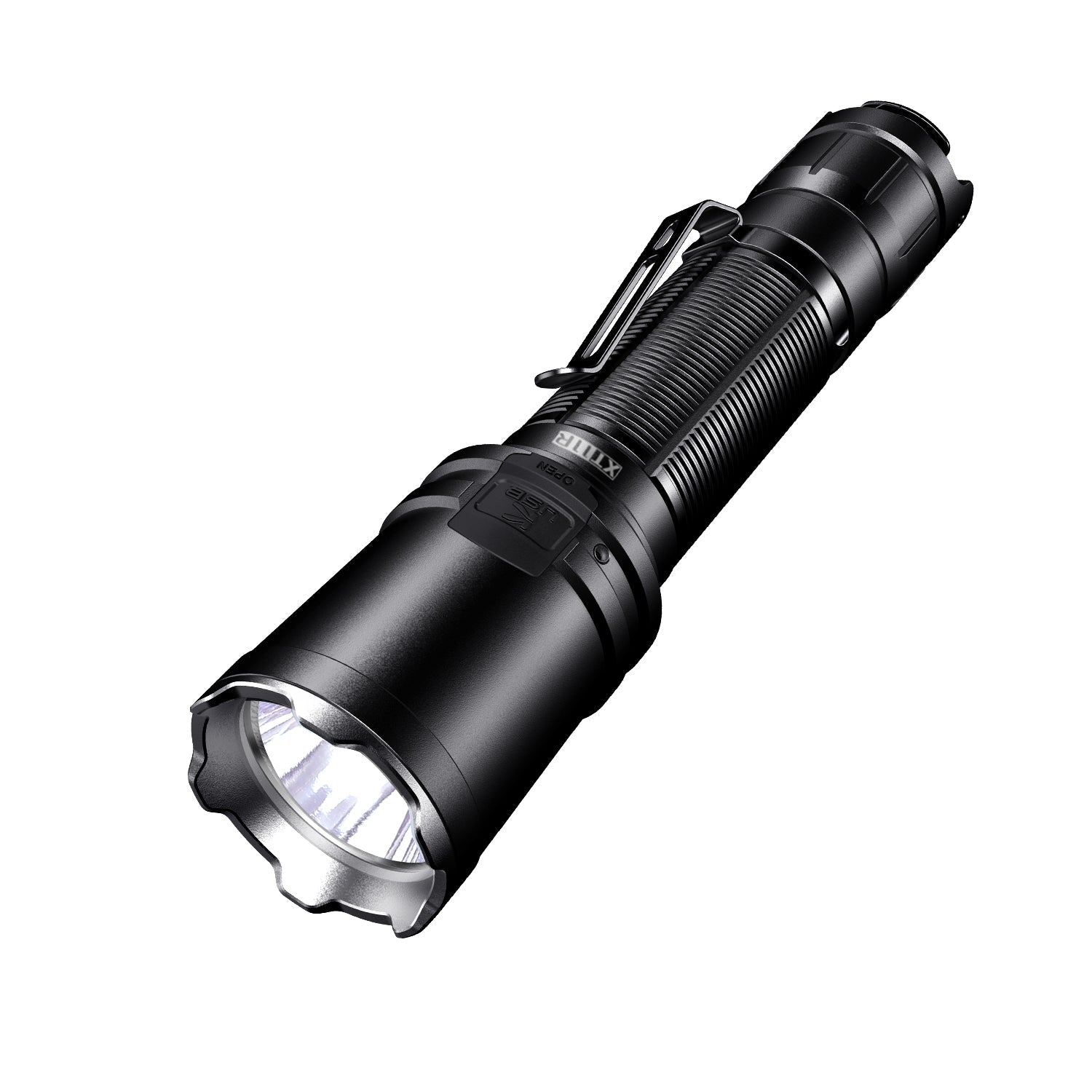 KLARUS XT11R Rechargeable EDC Flashlight – 1300 Lumens, 984 ft Beam, Dual - Switch, USB - C Charging - Bright Light LED