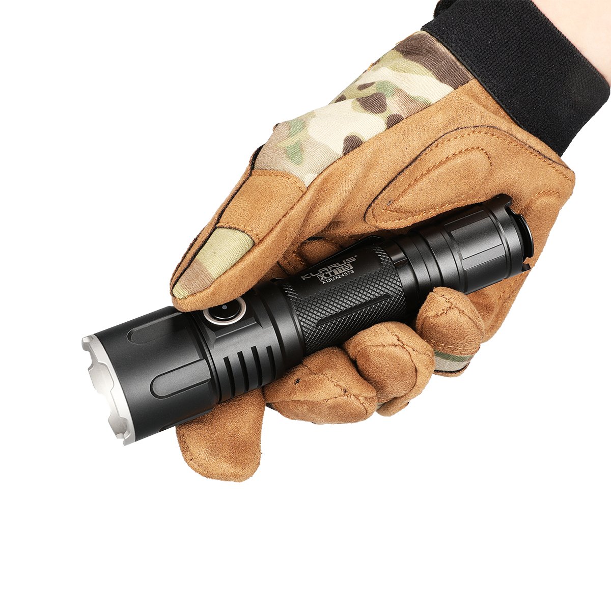 Klarus XT11S Tactical Flashlight – 1100 Lumens, Compact LED, One - Touch Turbo, Three Modes - Bright Light LED