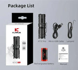 KLARUS XT1C Pro Tactical Helmet Light – 1000 Lumens, 9 Modes Klarus EDC Flashlights.