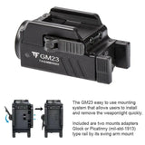 Trustfire GM23 Weapons Mounted Light – 800 Lumens, USB-C Trustfire Weapons-Mounted Lights.