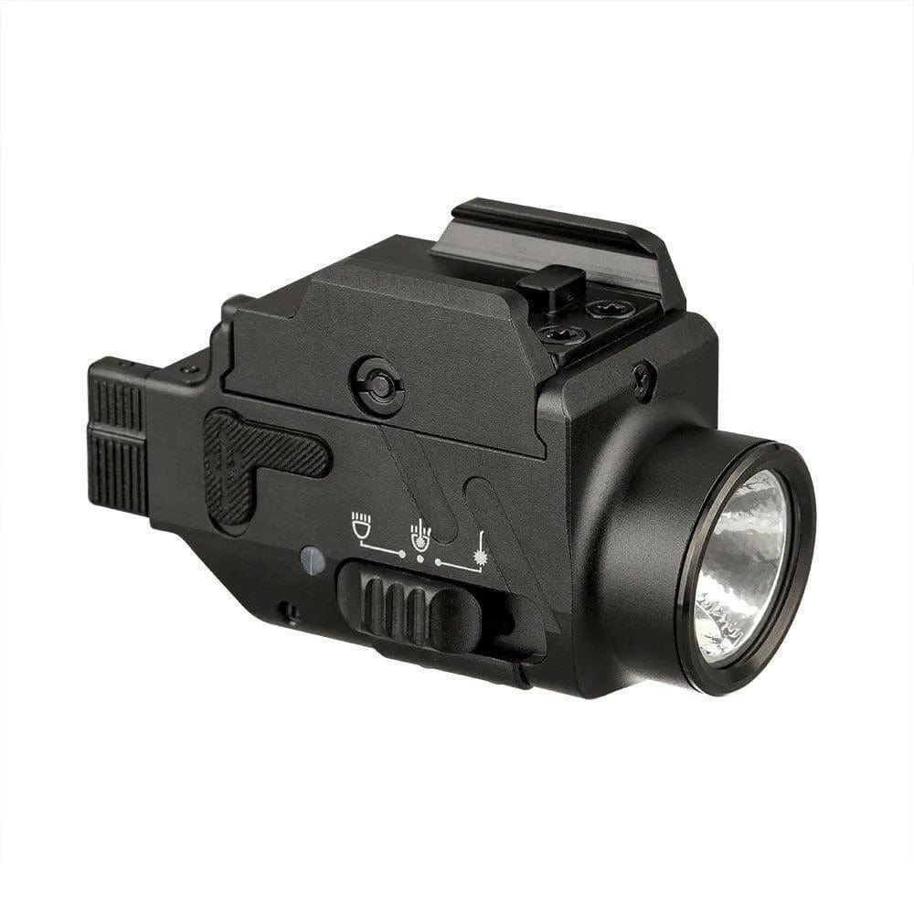 TrustFire GM23S — Rail-Mounted Tactical Light with Green Laser