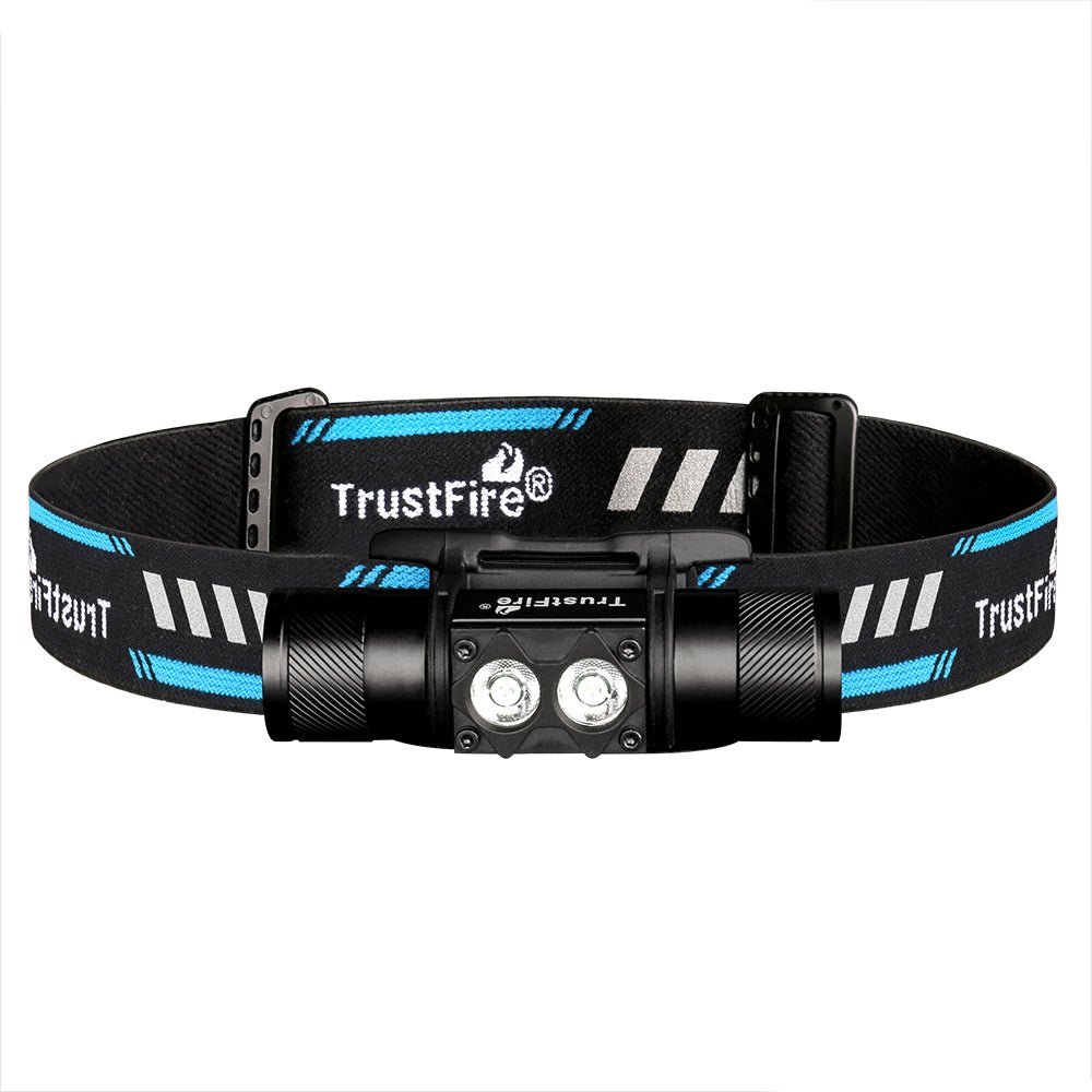 TrustFire H5R Rechargeable Headlamp – 600 Lumens, USB-C, 377 ft Beam Distance, Water-Resistant - Bright Light LED